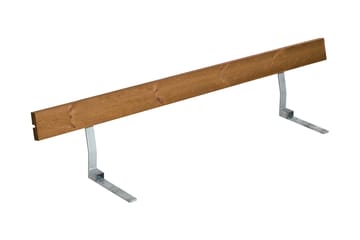 PLUS Ryggstöd till Bänk Utomhusset 177 cm Grundmålad Teak