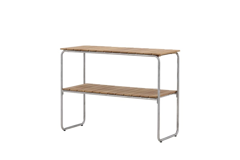 Holmsund Litet Sidobord och Avlastningsbord Utomhus 40 cm Teak Trä - Brun - Utemöbler - Utebord & trädgårdsbord - Sidobord utomhus