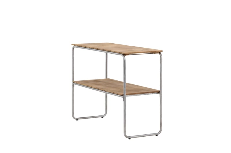 Holmsund Litet Sidobord och Avlastningsbord Utomhus 40 cm Teak Trä - Brun - Utemöbler - Utebord & trädgårdsbord - Sidobord utomhus