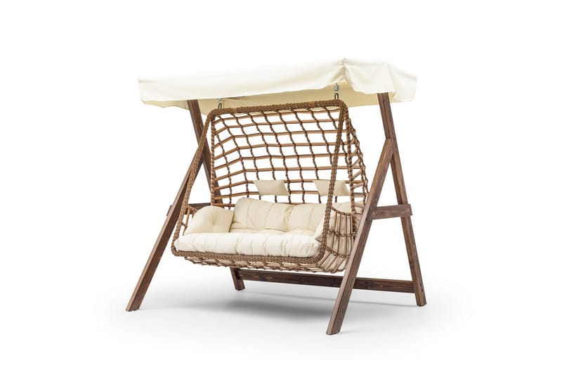 Girne Komplett Hammock 190 cm - Cream - Utemöbler - Utesoffa - Hammock