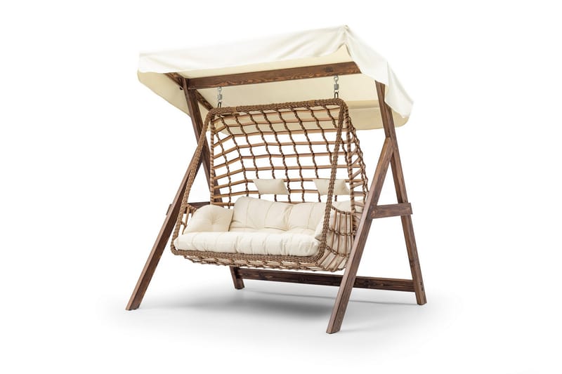 Girne Komplett Hammock 190 cm - Cream - Utemöbler - Utesoffa - Hammock