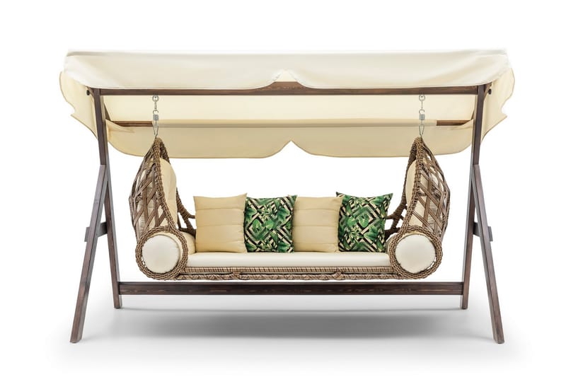 Saltanat Komplett Hammock 263 cm - Cream - Utemöbler - Utesoffa - Hammock