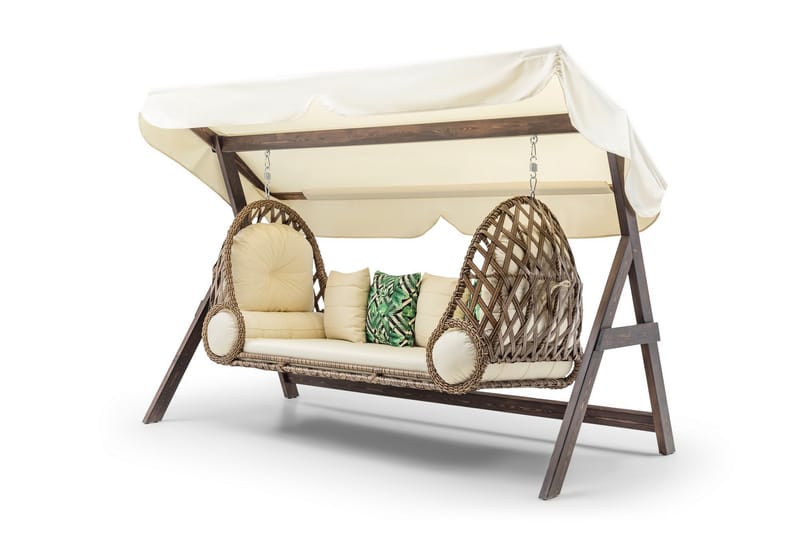 Saltanat Komplett Hammock 263 cm - Cream - Utemöbler - Utesoffa - Hammock