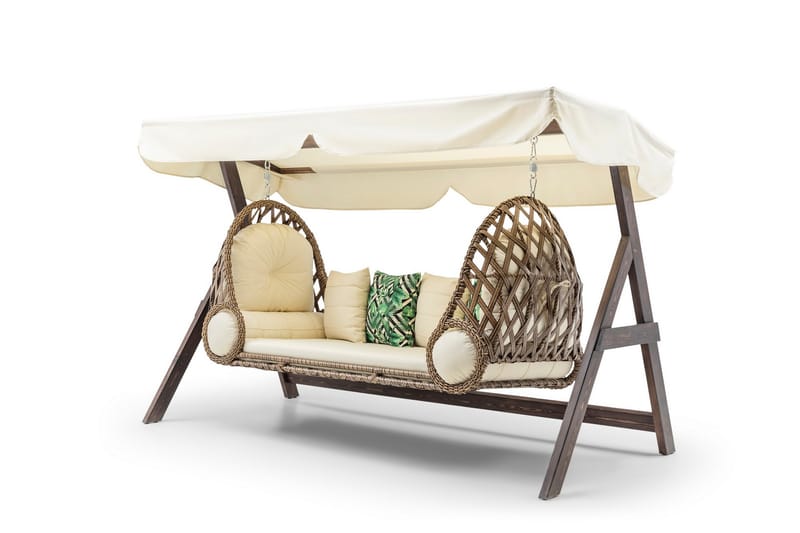 Saltanat Komplett Hammock 263 cm - Cream - Utemöbler - Utesoffa - Hammock