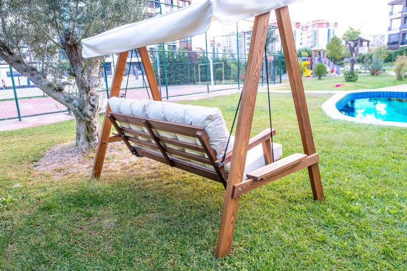 Taharoa Komplett Hammock 203 cm - Beige - Utemöbler - Utesoffa - Hammock