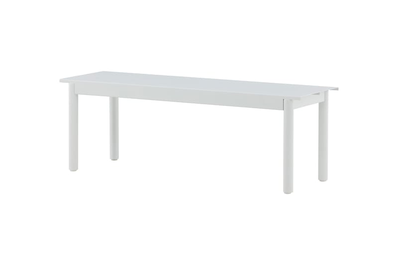 Modena Bänk 130 cm Vit - Venture Home - Trädgårdsbänk & utebänk