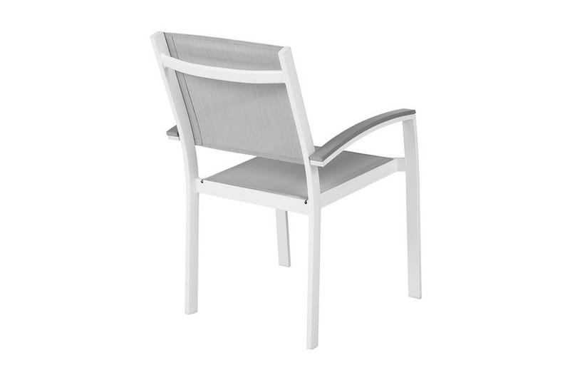 Pereta Trädgårdsstol 4 St 50 cm - Vit - Matstol & karmstol utomhus - Balkongstol