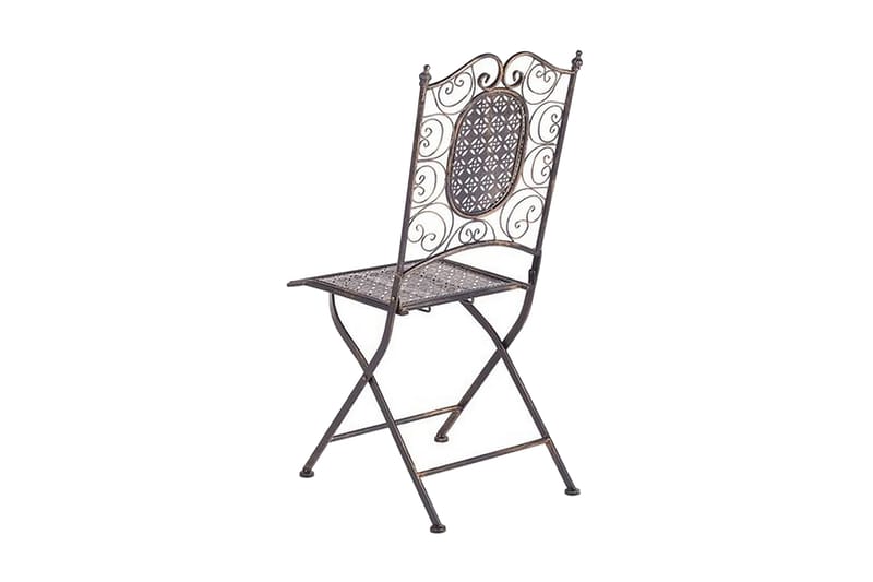 Trådgårdsstol 2 st svart BORMIO - Svart - Matstol & karmstol utomhus - Balkongstol