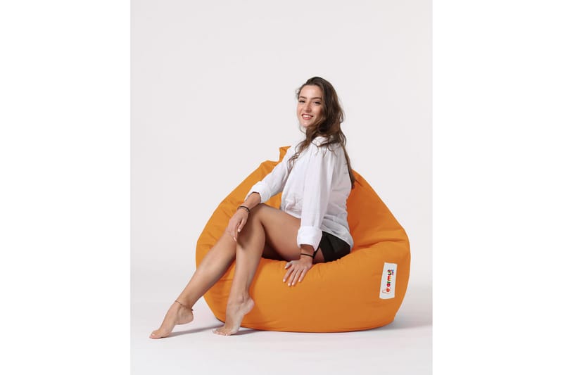 Hunny Sittsäck Utomhus 115 cm - Orange - Sittsäckar utomhus