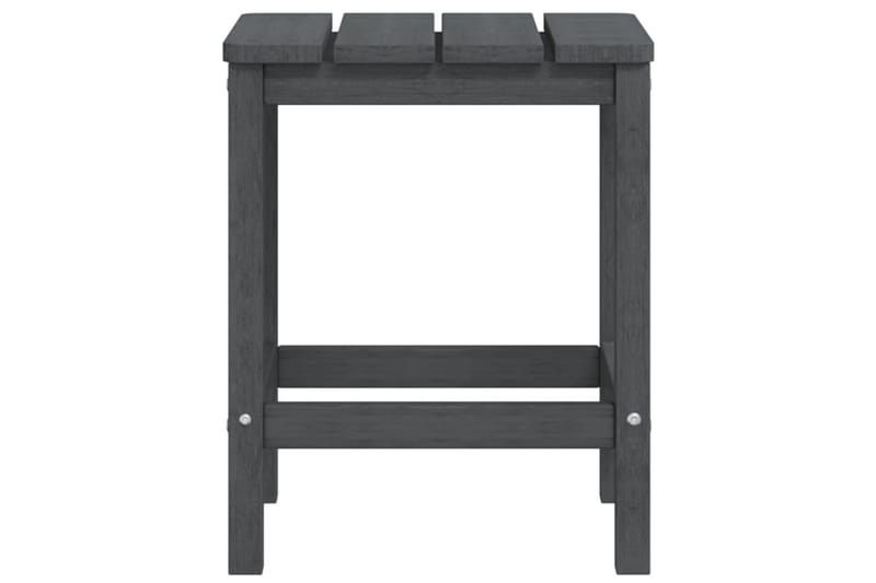 Adirondack bord antracit 38x38x46 cm HDPE - Antracit - Däckstol