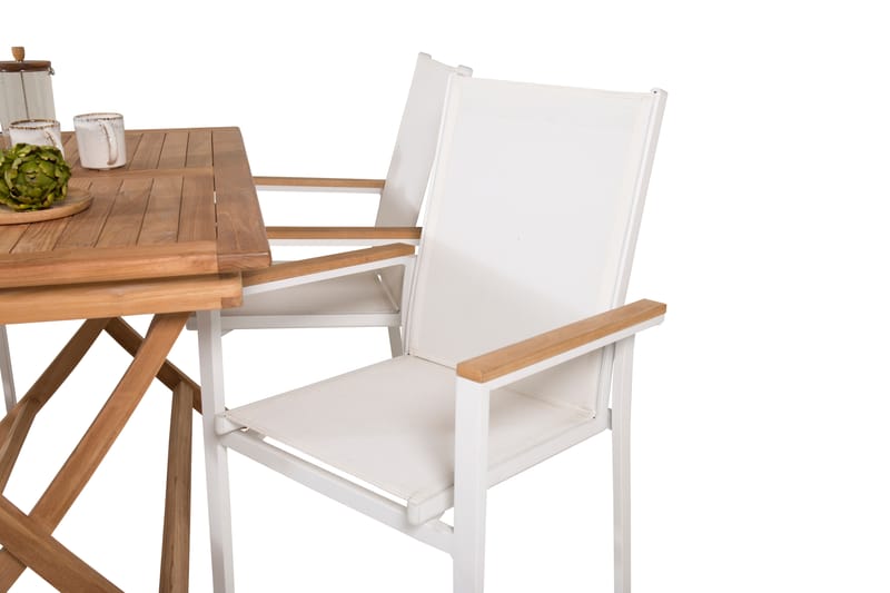 Kenya Matgrupp 120x70 cm + 4 Texas Chair - Teak - Matgrupp utomhus