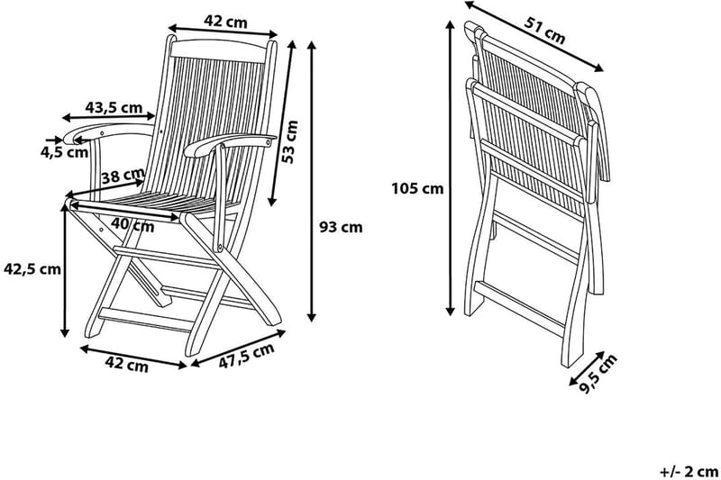 Maui Trädgårdsmöbelset Med Bord + 8 Stolar+Parasoll - Trä/Natur - Utemöbler - Utegrupp - Matgrupp utomhus