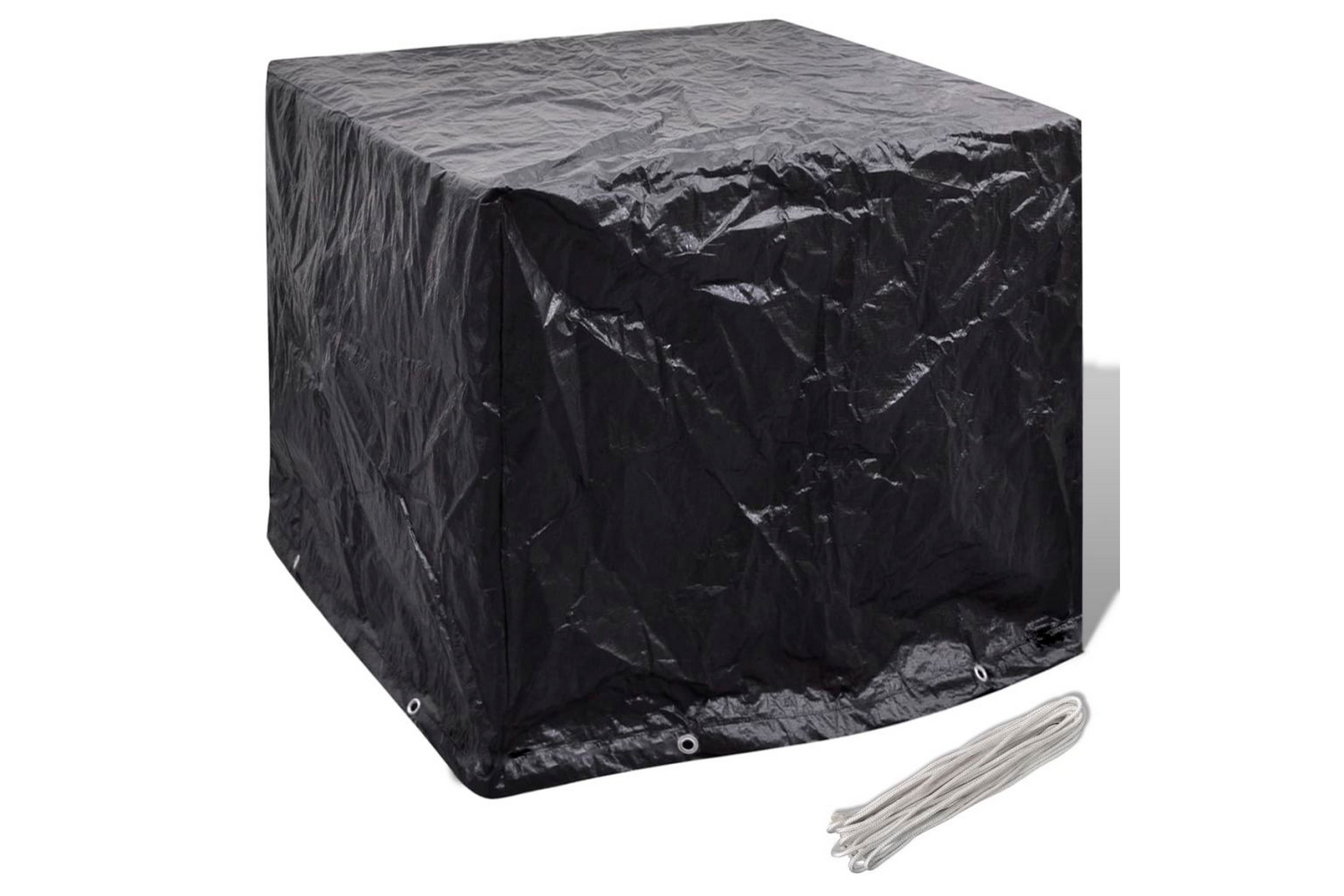 REA/Black Friday Överdrag till vattentank 8 öljetter 116x100x120 cm - Svart Dynboxar & dynlådor Plast Be Basic