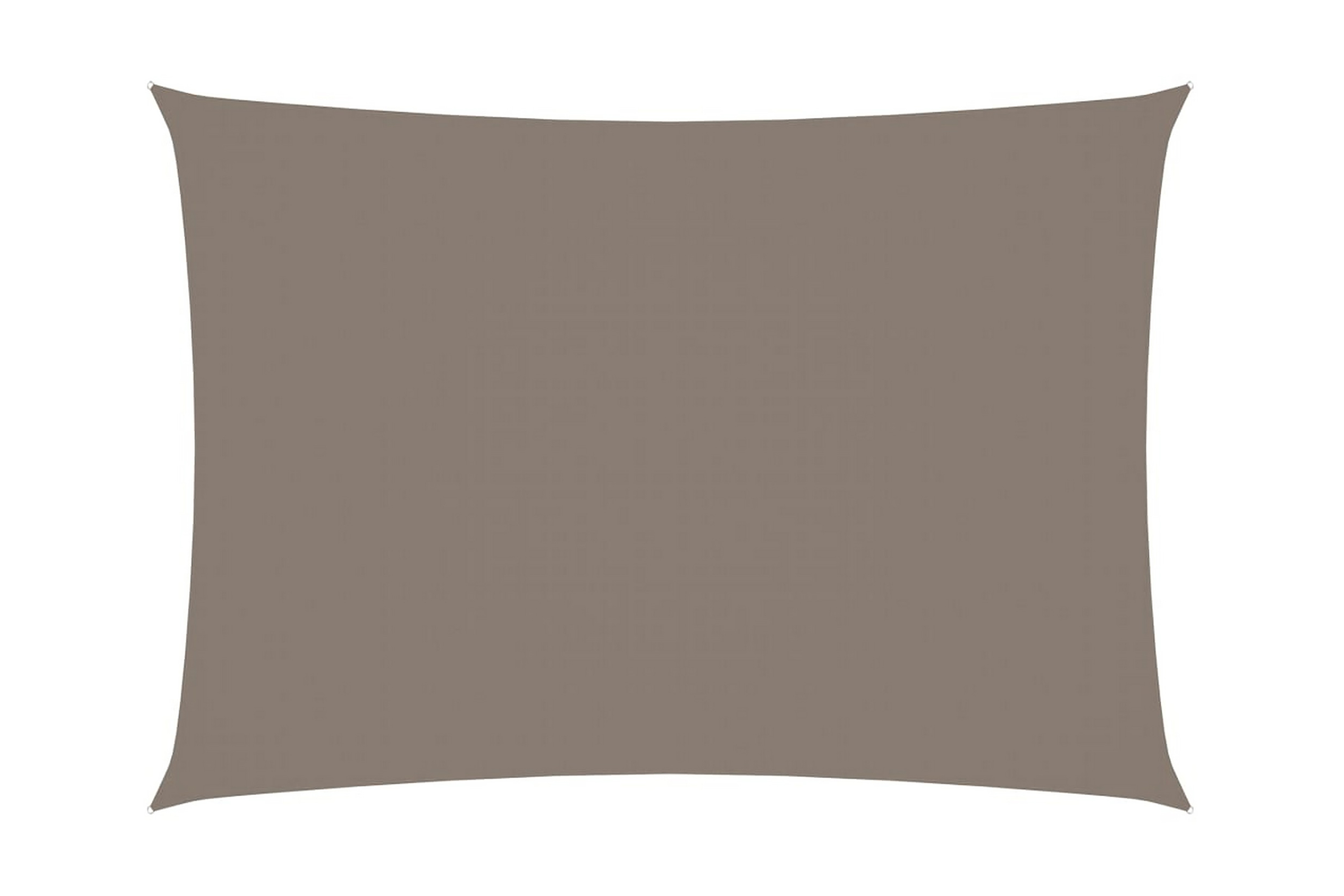 REA/Black Friday Solsegel oxfordtyg rektangulärt 2x4 m taupe - Brun Be Basic