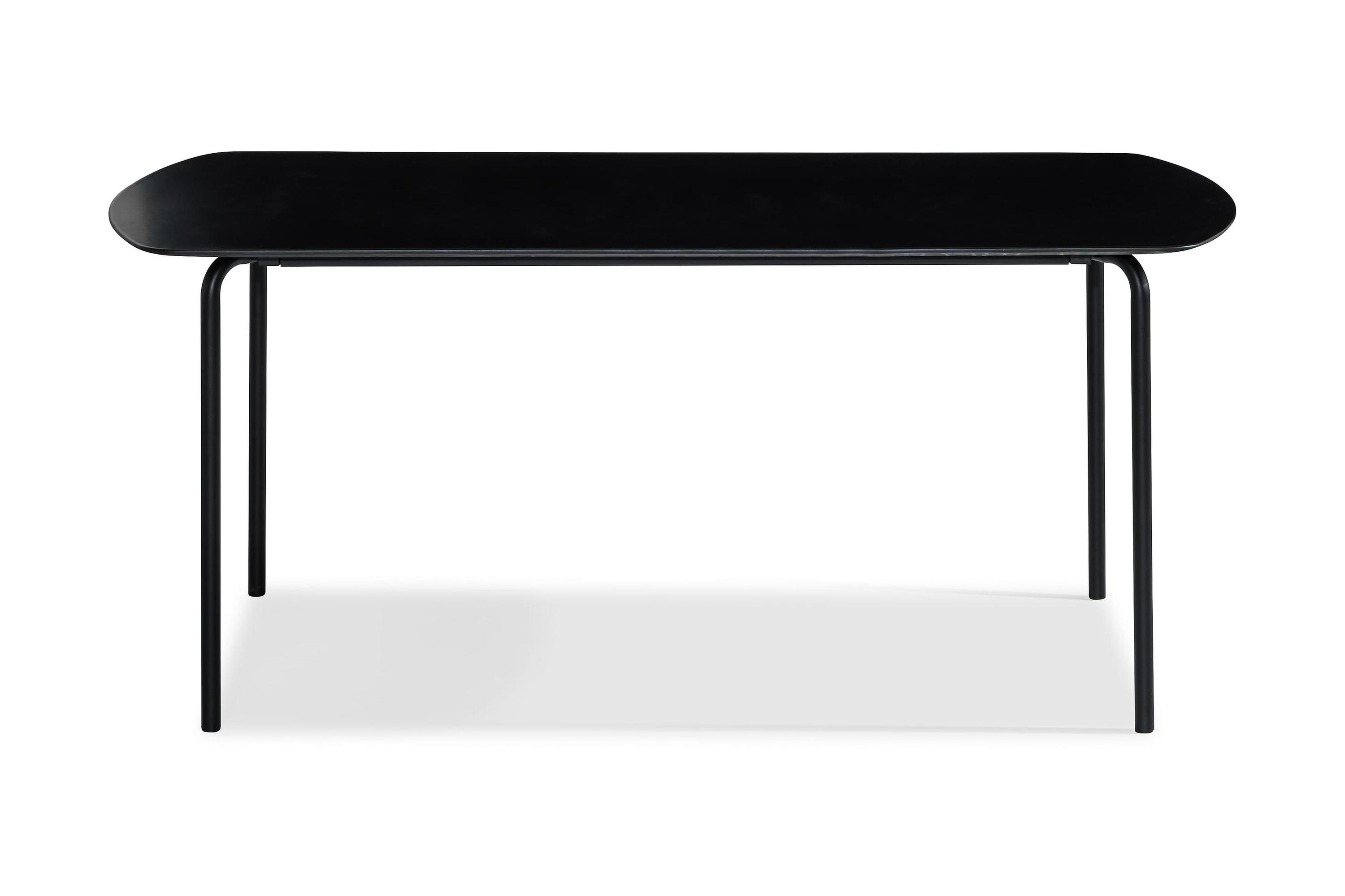 REA/Black Friday Tahiti Matbord 160x80 cm - Svart utomhus Metall deNoord